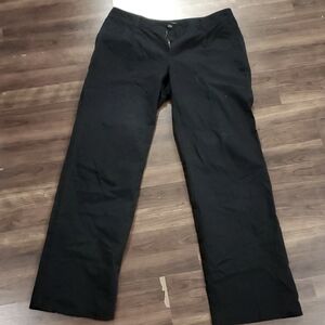 Liz Claiborne size 8 black pants wide leg